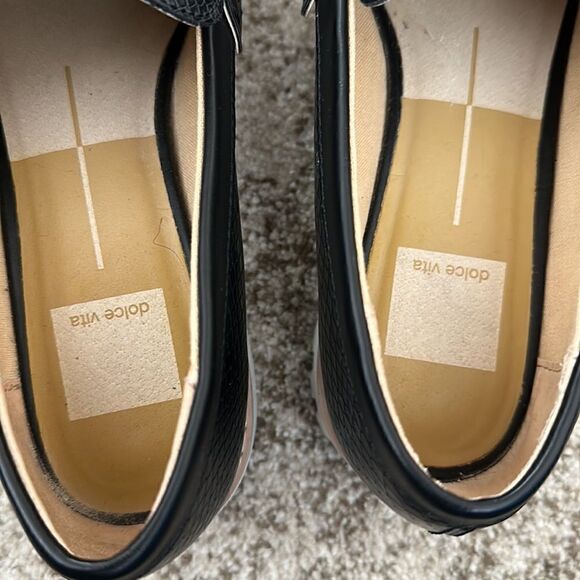 Dolce Vita Abbott Textured Loafer Shoes  7 - Picture 4 of 8